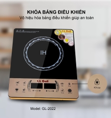 Bếp điện từ 2022 - Công suất 2000W - Bảo hành 1 năm