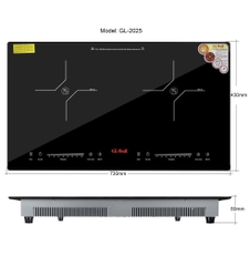 Bếp từ đôi 2025 - Công suất 3600W - Bảo hành 1 năm