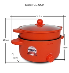 Lẩu điện 1209 - 4 Lít - Bảo hành 1 năm