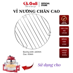 Vỉ nướng chân cao lò nướng thủy tinh
