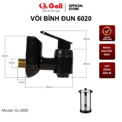 Vòi bình đun GL-6020