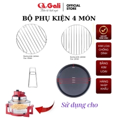 Bộ phụ kiện 4 món lò nướng thủy tinh