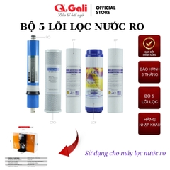 Bộ 5 lõi lọc máy lọc nước RO Gali