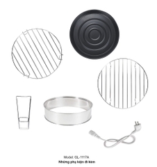 Lò nướng thủy tinh GL-1117A 17 lít
