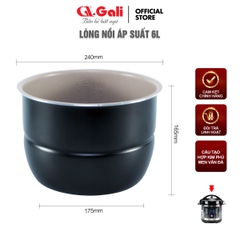 Lòng nồi áp suất 1606B - 6 Lít