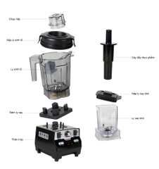 Máy sinh tố công nghiệp 1529B - 2 Lít - Bảo hành 2 năm