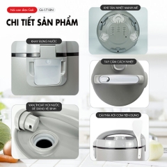 Nồi cơm điện 1718N - 1.8 Lít - Bảo hành 2 năm