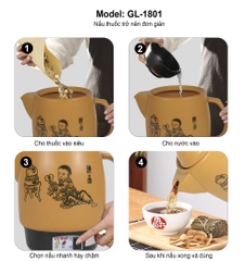 Siêu sắc thuốc GL-1801 3.3 lít