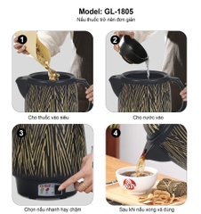 Siêu sắc thuốc 1805 - 3.3L - Bảo hành 2 năm