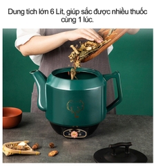 Ấm sắc thuốc đa năng 1860G - 6 Lít - Bảo hành 2 năm