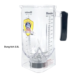 Bộ ly xay sinh tố công nghiệp Gali 1526, dung tích 2.2 lít,( Ly, khóa dao, dao, nắp).