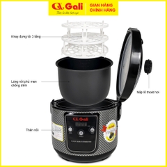 Nồi làm tỏi đen đa năng Gali GL-1999, lòng nồi tráng men chống dính dễ dàng vệ sinh. Bảo hành 12 tháng.