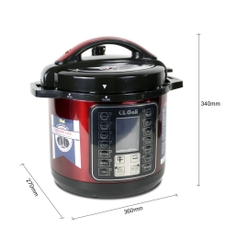 Nồi áp suất 1606R - 6 Lít  - Bảo hành 2 năm