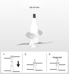 Máy xay thịt 1920A - 2 Lít - Bảo hành 2 năm