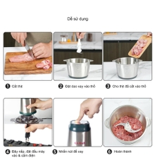 Máy xay thịt 1920B - 2 Lít - Bảo hành 2 năm