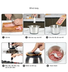 Máy xay thịt 1920P - 2 Lít - Bảo hành 2 năm