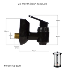 Vòi bình đun GL-6020