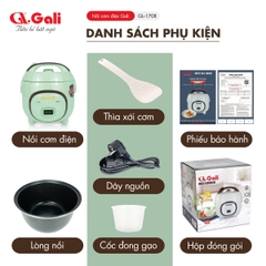 Nồi cơm điện 1708 - 0.8 Lít - Bảo hành 2 năm