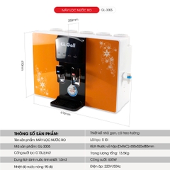 Máy lọc nước treo tường 3005 - 2 in 1 - Bảo hành 1 năm