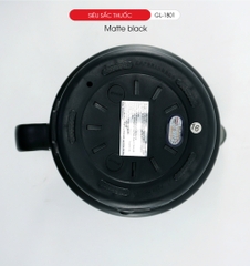 Siêu sắc thuốc 1801 Matte Black - 3.3L - Bảo hành 2 năm