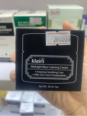 Kem Dưỡng Làm Dịu Và Phục Hồi Da Klairs Midnight Blue Calming