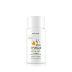 Kem chống nắng BABE Super Fluid Mattifying sunscreen SPF 50