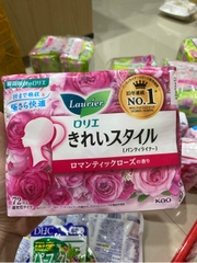 Băng Vệ Sinh Hằng Ngày Laurier Hương Hoa Hồng 72 Miếng