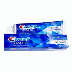 Kem Đánh Răng Trắng Răng Hiệu Quả CREST 3D White Advanced Triple Whitening
