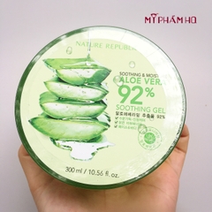 Gel Lô Hội Aloe Vera 92% Soothing Gel của Nature Republic 300ml