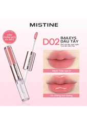 Son Mistine 2 Đầu Tipsy-Lock Lip Duo