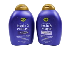 Bộ Gội Xả OGX Tím Biotin & Collagen Ngăn Rụng Tóc