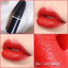 Son Mac Ximal Matte Lipstick Lady Danger  (Màu Đỏ Cam)