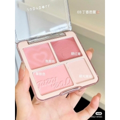 Bảng Má Hồng + Highlight Judy Doll Blush & Highlight Palette