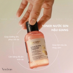 Toner Nước Cân Bằng Da Sen Hậu Giang Cocoon