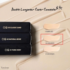Kem Che Khuyết Điểm Peripera Double Longwear Cover Concealer 5.5g 02W