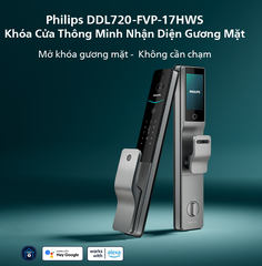 Khóa cửa thông minh Philips DDL720 - FVP - 7HWS