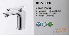 Vòi Lavabo Bello BL - VL806