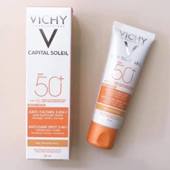 Kem chống nắng dưỡng da có màu Vichy Capital Soleil Anti Dark Spot 3 in 1 50ml
