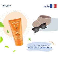 Kem chống nắng không nhờn rít Vichy Ideal Soleil Mattifying Dry Touch SPF50 50ml