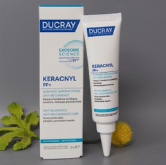 Kem giảm mụn viêm, ngăn ngừa thâm  Ducray Keracnyl PP Anti-Blemish Soothing Cream 30ml