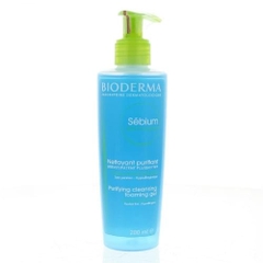 Gel rửa mặt tạo bọt cho da dầu & hỗn hợp 200ml - Sebium Gel Moussant Bioderma