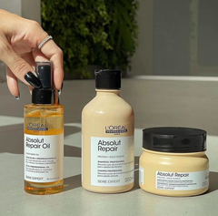 Tinh dầu dưỡng tóc L'Oréal Professionnel 10 trong 1 phục hồi hư tổn Absolut Repair Oil 90ml - cho tóc khô xơ, hư