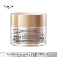 Kem dưỡng lão hóa da ban đêm Eucerin Hyaluron Filler Elasticity Night 50ml