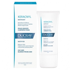 Kem dưỡng ẩm, giảm nhờn cho da dầu mụn Keracnyl Matifyer 30ml Ducray