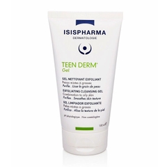 Gel rửa mặt dạng hạt giảm nhờn và ngăn ngừa mụn Teen Derm Gel Isis pharma 150ml