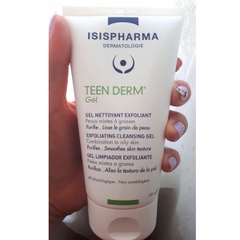Gel rửa mặt dạng hạt giảm nhờn và ngăn ngừa mụn Teen Derm Gel Isis pharma 150ml