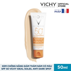 Kem chống nắng dưỡng da có màu Vichy Capital Soleil Anti Dark Spot 3 in 1 50ml