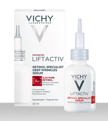 Tinh chất trẻ hoá da, giảm nhăn Vichy Liftactiv Retinol Specialist Serum 30ml
