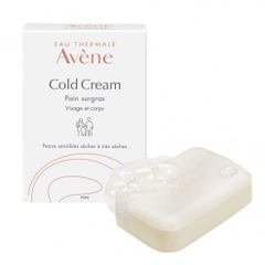 Thanh kem rửa mặt và tắm cho da khô, không xà phòng Cold Cream Cleansing Bar Avene