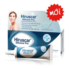 Gel trị sẹo lồi, sẹo phì đại, sẹo lõm Hiruscar Silicone Pro 10g